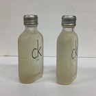 Ck One By Calvin Klein Eau De Toilette  5oz Splash Vtg Aspict  Read De  lot Of 2