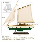 Sailingstory Wooden Sailboat Decor Sail Boat Model Ship Sailing Yacht For Hom
