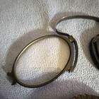 Antique Folding Pince-nez Reading Glasses Eyeglasses W  Thaxter Boston Case