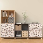 Farmhouse Wallpaper Peel And Stick Cotton Flower Wallpaper Neutral Watercolor   