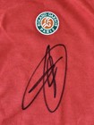 Novak Djokovic Signed Roland Garros Paris French Open Tennis Polo Psa Auto Goat