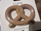 Mushie Silicone Pretzel Teether New sealed 3 Months  Baby Teething Toy