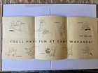 Camp Wakanda Ymca Brochure Madison Wisconsin Vtg Late 1940 s