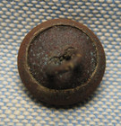 Dug Civil War Confederate Camp Flower Cuff Button With Gilt From Shiloh