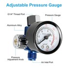 1 4  Spray Gun Air Pressure Regulator W  Paint Water Oil Separator Filter Gauge