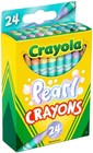 Crayola Pearl  Crayons Pearlescent Colors 24 Count - Set Of 4 Pack