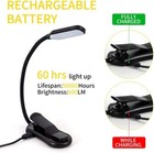 Flexible Rechargeable Led Book Light With 3 Light Modes Easy Clip Lamp
