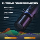 Gaming Microphone For Pc Noise Cancellation Condenser Mic With Rgb Lights