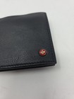 Alpine Swiss Black Connor Passcase Bifold Wallet For Men Genuine Leather