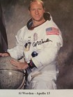 Apollo 15 Astronaut Al Worden Hand Signed Nasa 8x10 Lithograph Photo 