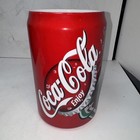 Rare-vintage 2001  coca-cola Can  Ceramic Cookie Jar By Gibson 10  Tall No Lid