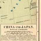 China Korea Japan Taiwan Formosa   Manchuria   East Russia   1890 Original  Map