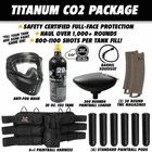 Maddog Tippmann Tmc Magfed Titanium Paintball Gun Marker Package Tan