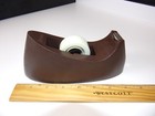 Vintage Scotch 3m Tape Dispenser Decor Orange Model C-15 Weighted Mcm Mod Retro