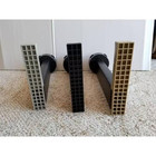 Universal Retaining Wall Block Drain Gray