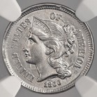 1866  3cn Three Cent Nickel  Ngc Au Details  cleaned      8404746-031