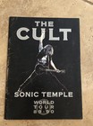The Cult Sonic Temple 89-90 World Tour Program Original 