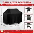 Icover 55 In Bbq Gas Grill Cover For Weber Char-broil Brinkmann Holland Jennair