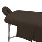 Massage Table 100  Double Brushed Cotton Flannel Sheet 3 Pcs Chocolate Color 