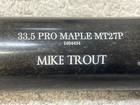 Mike Trout Signed   Used Uncracked Autographed Bat Psa Old Hickory Personal Bat