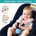 4 Packs Baby Car Seat Straps Cover Pink Shoulder Pads For Baby  Baby Car Seat   