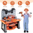 Kids Tool Bench-zealous 79pcs Transformable Set  Toddler Workbench Toy With E   