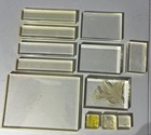 Huge Lot  Of Clear Acrylic Stamping Blocks And Stamp Clings Some New   Used