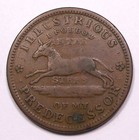 U s a  1837 Illustrious Predecessor Executive Experiment F Hard Times Token Ht32