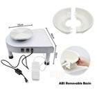 25cm Electric Rotary Pottery Wheel Ceramic Machine Work Clay Art Craft Diy 350w