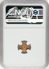 1854 1 2 California Fractional Gold   2c   Ngc Unc   Indian Hd   Solid Gold