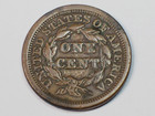 1851 Braided Hair Large Cent   Vf      Sn8131