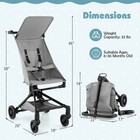 Lightweight Baby Stroller Compact   Airplane-friendly Travel Stroller Wi  Canopy