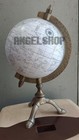 Antique Brass Terrestrial World Globe   Map Nautical Desktop Unique 13 Inches