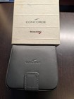 British Airways Concorde Airplane Grey Leather Utility Trinket Storage Box Read