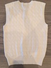 Polo Ralph Lauren Cream Cable Knit Sweater Vest Boys  Size Large  14-16 
