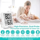 3pack Indoor Thermometer Humidity Meter Hygrometer Lcd Digital Screen Home 