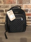 Kenneth Cole Reaction Chelsea Chevron 15  Laptop Backpack Bookbag Black