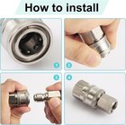 3 8 Quick Connect Fittings pressure Washer Quick Connect Kit stainless Steel Ada