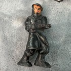 Vtg Barclay Wwi Us Army Toy Soldier Lot Of 6 Lead Metal Steel W219