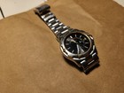 Seiko Kinetic Men s Analog Watch Black Dial Day date Two-tone Ss Bracelet