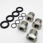 4 Pack 304 Stainless Steel 1 2-28 Female To 3 4-16 Male Thread Adapter