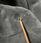   1 Ornate Brass Filigree Drop Spindle Bottom  Whorl Walnut Stained  