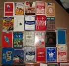 33 Vintage Playing Card Deck Lot Bee Animals Casinos Travel  13 Sealed Decks