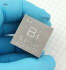 1 Piece 99 99  161 Grams 4n Bi Bismuth Cube 1 Inch Carved Element Periodic Table
