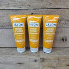 Jason Natural Brightening Apricot Scrubble Facial Wash   Scrub 4 Oz Lot Of 3
