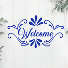 Welcome Sign Decal Stickers Wall Are Home Decor Door Window 22 Variations