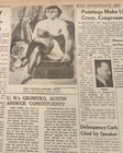 Feb 13  1947 Newspaper Page  1951-  circus Girl Resting  Painting Called  crazy 