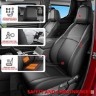 For 2024 2025 Toyota Tacoma Car Seat Covers Seat Protector Black Seat Cover