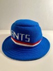 Vintage Used Ny Giants Nfl Football Knit Bucket Hat Rare   Good Condition-osfm