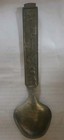 Vtg  Konge Tinn Royal Pewter Serving Spoon  King Heilag Olav  Viking Ship norway